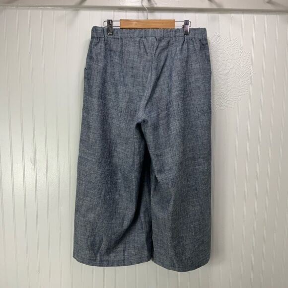 OTTO FINN Jane Wide Leg Crop linen pants - Picture 4 of 6
